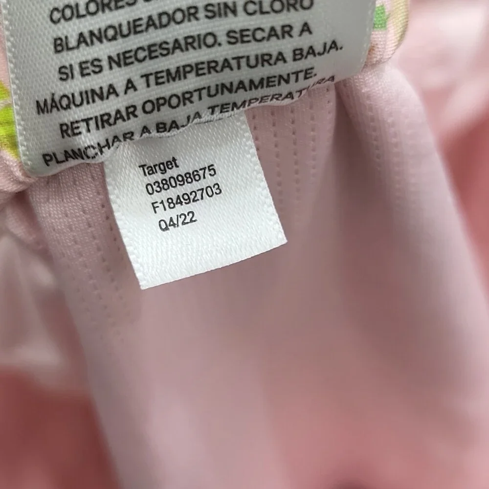 Art Class Boys' Tropical Print Swim Trunks Pink Size X-Large 14